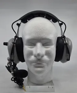 Soft Comm C-40S Pro-AM Stereo Headset  Aviation Headset With Dual GA Plug Jacks